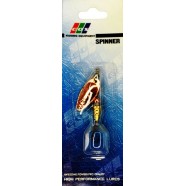 Блешня для риби, обертова, EOS S0029D, вага 5г, колір GS301001